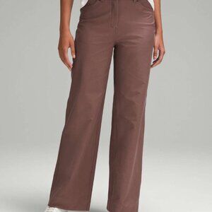 EUC LULULEMON City Sleek 5 Pocket High-Rise Wide-Leg Pant - Size 31